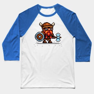 Chibi Viking pixel art Baseball T-Shirt